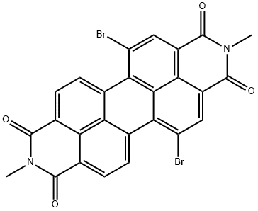 Anthra[2,1,9-def:6,5,10-d'e'f']diisoquinoline-1,3,8,10(2H,9H)-tetrone, 5,13-dibromo-2,9-dimethyl-,957217-51-5,结构式