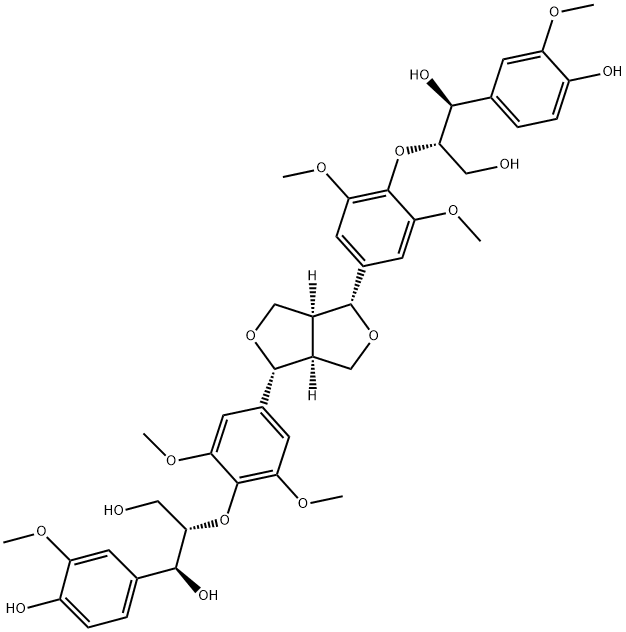 ヘディオチソールA 化学構造式