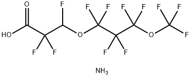 Ammonium4,8-dioxa-3H-perfluorononanoate 结构式
