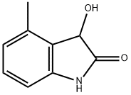 3-Hydroxy-4-methyl-2,3-dihydro-1h-indol-2-one 结构式