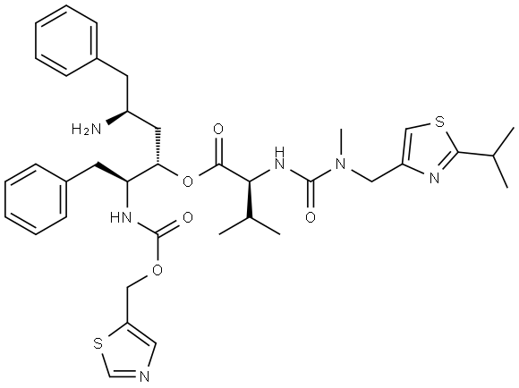 Ritonavir O-Acyl Isomer, 959315-21-0, 结构式