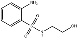 Benzenesulfonamide, 2-amino-N-(2-hydroxyethyl)- Structure