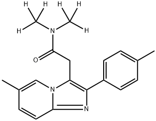 Zolpidem-D6 (Not suitable for use with GC/MS) Structure