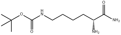 H-D-Lys(Boc)-NH2 Structure