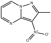 Pyrazolo[1,5-a]pyrimidine, 2-methyl-3-nitro- Struktur