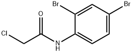 Acetamide, 2-chloro-N-(2,4-dibromophenyl)- 结构式