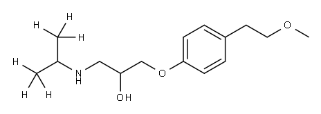 [2H6]-Metoprolol Structure