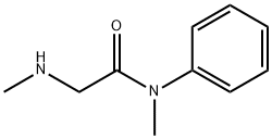 N-METHYL-2-METHYLAMINO-N-PHENYL-ACETAMIDE X HCL Structure