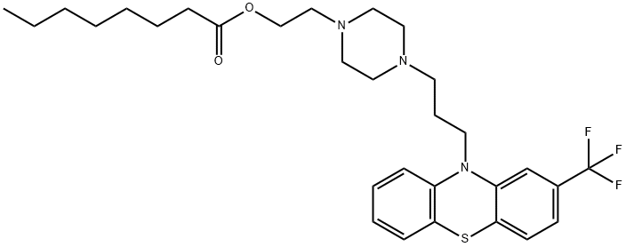 FLUPHENAZINE OCTANOATE Structure