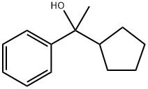 1-cyclopentyl-1-phenylethanol, 97703-99-6, 结构式