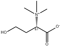 (2S)-4-hydroxy-2-(trimethylazaniumyl)butanoate 结构式