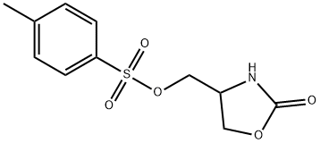 (2-oxo-1,3-oxazolidin-4-yl)methyl 4-methylbenzene-1-sulfonate Struktur