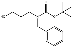 Carbamic acid, N-(3-hydroxypropyl)-N-(phenylmethyl)-, 1,1-dimethylethyl ester Struktur