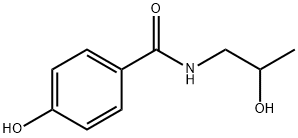 Benzamide, 4-hydroxy-N-(2-hydroxypropyl)- Structure