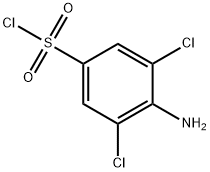 Benzenesulfonyl chloride, 4-amino-3,5-dichloro- Structure