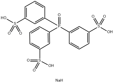 Benzenesulfonic acid, 3,3',3''-phosphinylidynetris-, sodium salt (1:3) Structure