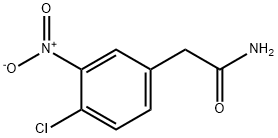 Benzeneacetamide, 4-chloro-3-nitro- Structure