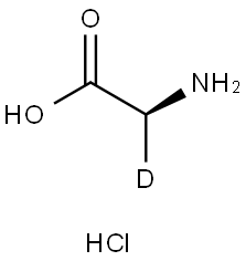 [2H]-(S)-2-甘氨酸盐酸盐, 98897-73-5, 结构式