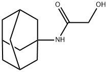 1-(Hydroxyacetylamino) Adamantane (HAAA), 98969-47-2, 结构式