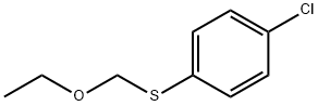 Benzene, 1-chloro-4-[(ethoxymethyl)thio]- Structure