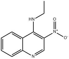 4-Quinolinamine, N-ethyl-3-nitro- Structure