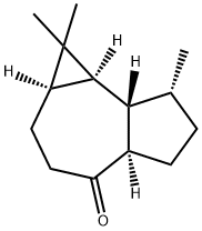 4H-Cycloprop[e]azulen-4-one, decahydro-1,1,7-trimethyl-, (1aR,4aR,7R,7aS,7bS)- 结构式