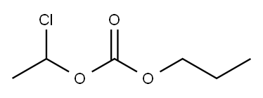 1-chloroethyl propyl carbonate,99464-82-1,结构式
