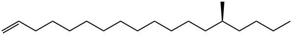 (S)-14-Methyl-1-octadecene 结构式