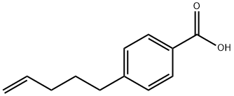 Benzoic acid, 4-(4-penten-1-yl)- Struktur