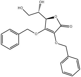 L-Ascorbic acid, 2,3-bis-O-(phenylmethyl)- Structure