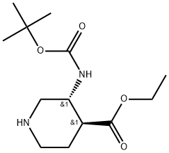  trans-3-tert-Butoxycarbonylamino-piperidine-4-carboxylic acid ethyl ester