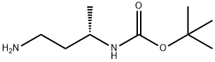 (S)-3-BOC-アミノブチルアミン塩酸塩 化学構造式