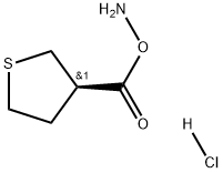 (R)-3-Amino-tetrahydro-thiophene-3-carboxylic acid hydrochloride Struktur