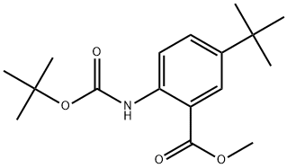2649322-88-1 2-tert-Butoxycarbonylamino-5-tert-butyl-benzoic acid methyl ester