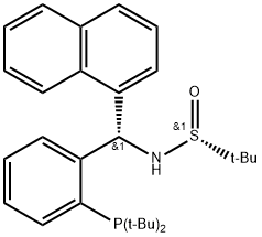 [S(R)]-N-[(S)-2-(Di-tert-butylphosphino)phenyl]-1-naphthalenylmethyl]-2-methyl-2-propanesulfinamide