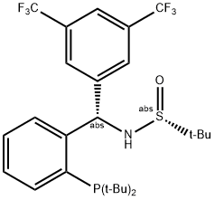  [S(R)]-N-[(S)-(3,5-二(三氟甲基)苯基)[2-(二叔丁基膦)苯基]甲基]-2-叔丁基亚磺酰胺