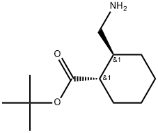 (1S,2S)-2-Aminomethyl-cyclohexanecarboxylic acid tert-butyl ester Structure