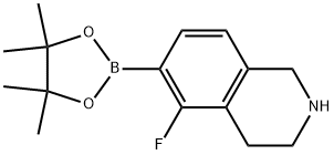  5-氟-6-(4,4,5,5-四甲基-[1,3,2]二氧杂硼硼烷-2-基)-1,2,3,4-四氢异喹啉