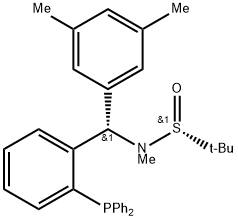 S(R)]-N-[(S)-(3,5-二甲基苯基)[2-(二苯基膦)苯基]甲基]-N-甲基-2-叔丁基亚磺酰胺