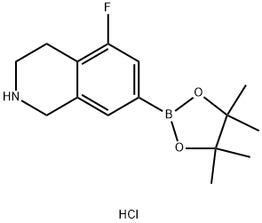 2716849-11-3 5-氟-7-(4,4,5,5-四甲基-[1,3,2]二氧杂硼烷-2-基)-1,2,3,4-四氢异喹啉盐酸盐