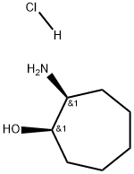 (1R,2S)-2-Amino-cycloheptanol hydrochloride Struktur