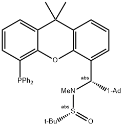 [S(R)]-N-[(S)-[2-(1-金刚烷甲基)][5-(二苯基膦)-9,9-二甲基-9H-氧杂蒽]甲基]-N-甲基-2-叔丁基亚磺酰胺