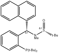 [S(R)]-N-[(S)-2-(Di-tert-butylphosphino)phenyl]-1-naphthalenylmethyl]-N,2-dimethyl-2-propanesulfinamide