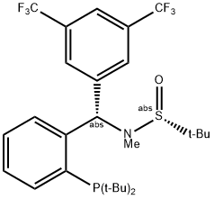 [S(R)]-N-[(S)-(3,5-二(三氟甲基)苯基)[2-(二叔丁基膦)苯基]甲基]-N-甲基-2-叔丁基亚磺酰胺