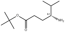 (R)-4-氨基-5-甲基己酸叔丁酯,,结构式