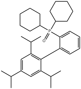 Phosphine oxide, dicyclohexyl[2',4',6'-tris(1-methylethyl)[1,1'-biphenyl]-2-yl]- 结构式