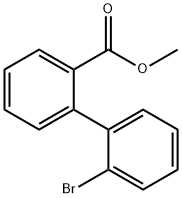 [1,1'-Biphenyl]-2-carboxylic acid, 2'-bromo-, methyl ester Struktur