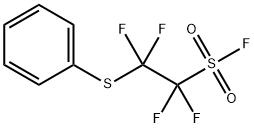 Ethanesulfonyl fluoride, 1,1,2,2-tetrafluoro-2-(phenylthio)-, 1000294-01-8, 结构式