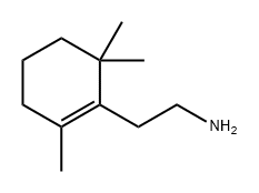1-Cyclohexene-1-ethanamine, 2,6,6-trimethyl- Struktur