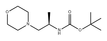 (R)-N-BOC-1-(4-吗啉基)-2-丙胺,1000587-55-2,结构式